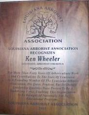 Ken Wheeler Louisiana Arborist Emeritus